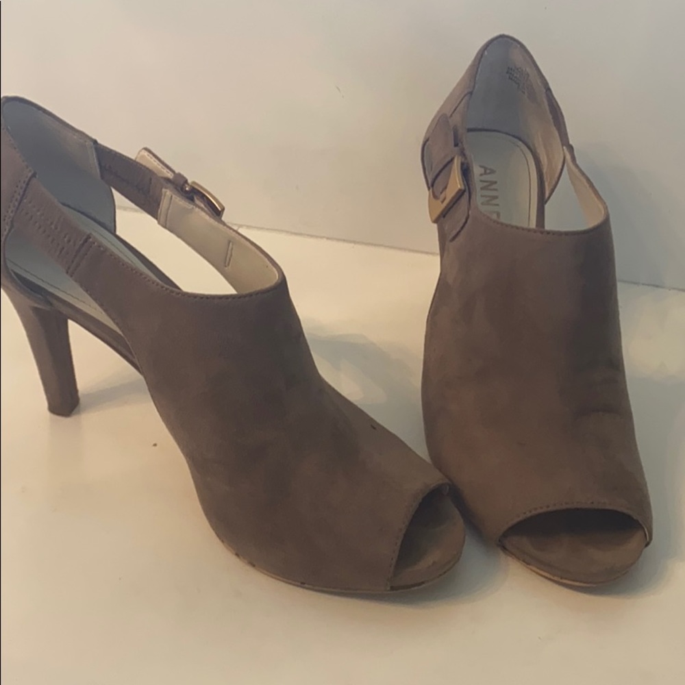 Neutral Suede Heels